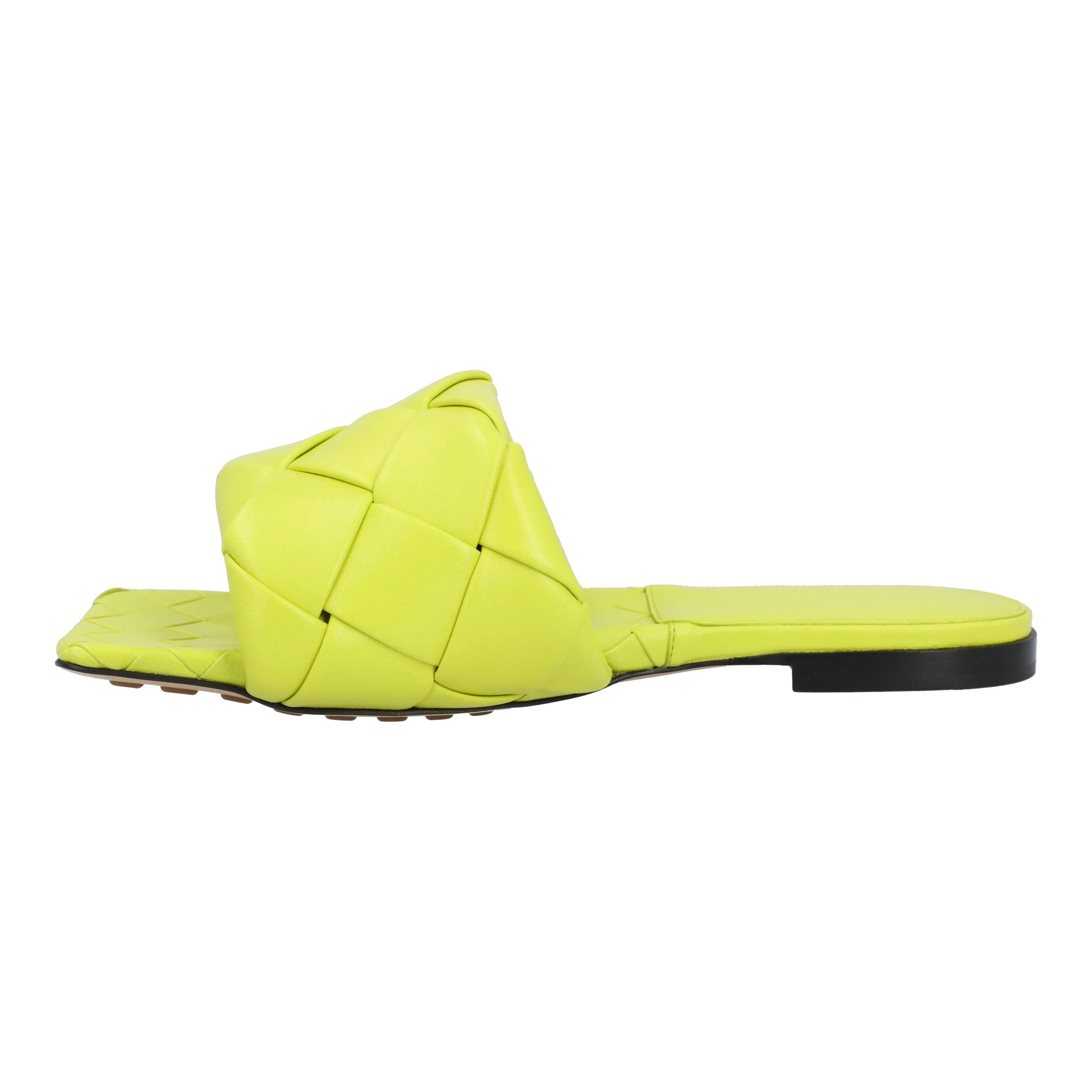 Bottega Veneta Lido Flat Sandal yellow
