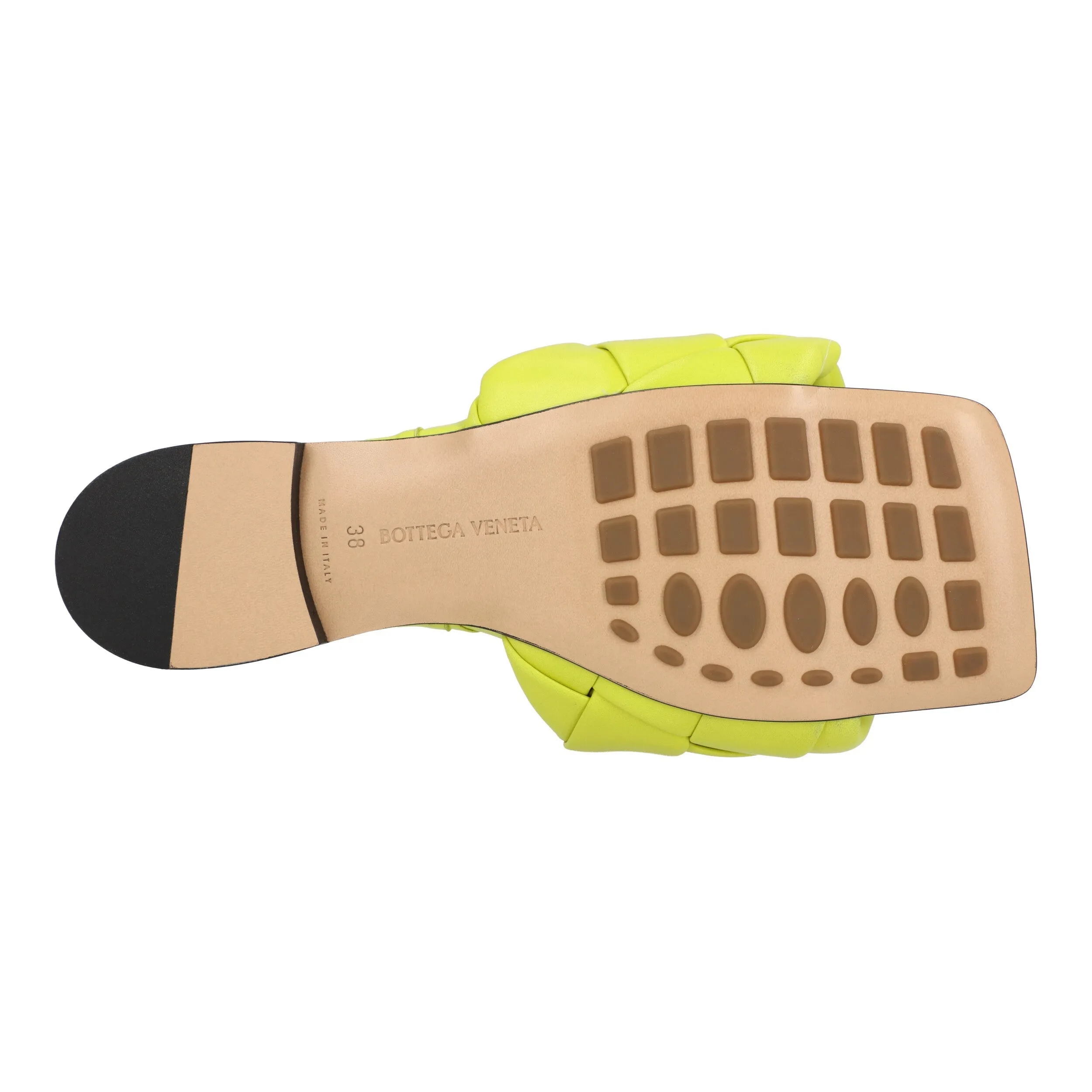 Bottega Veneta Lido Flat Sandal yellow