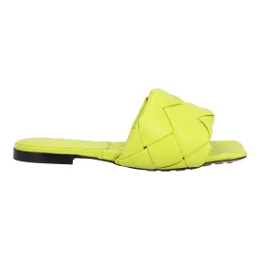 Bottega Veneta Lido Flat Sandal yellow