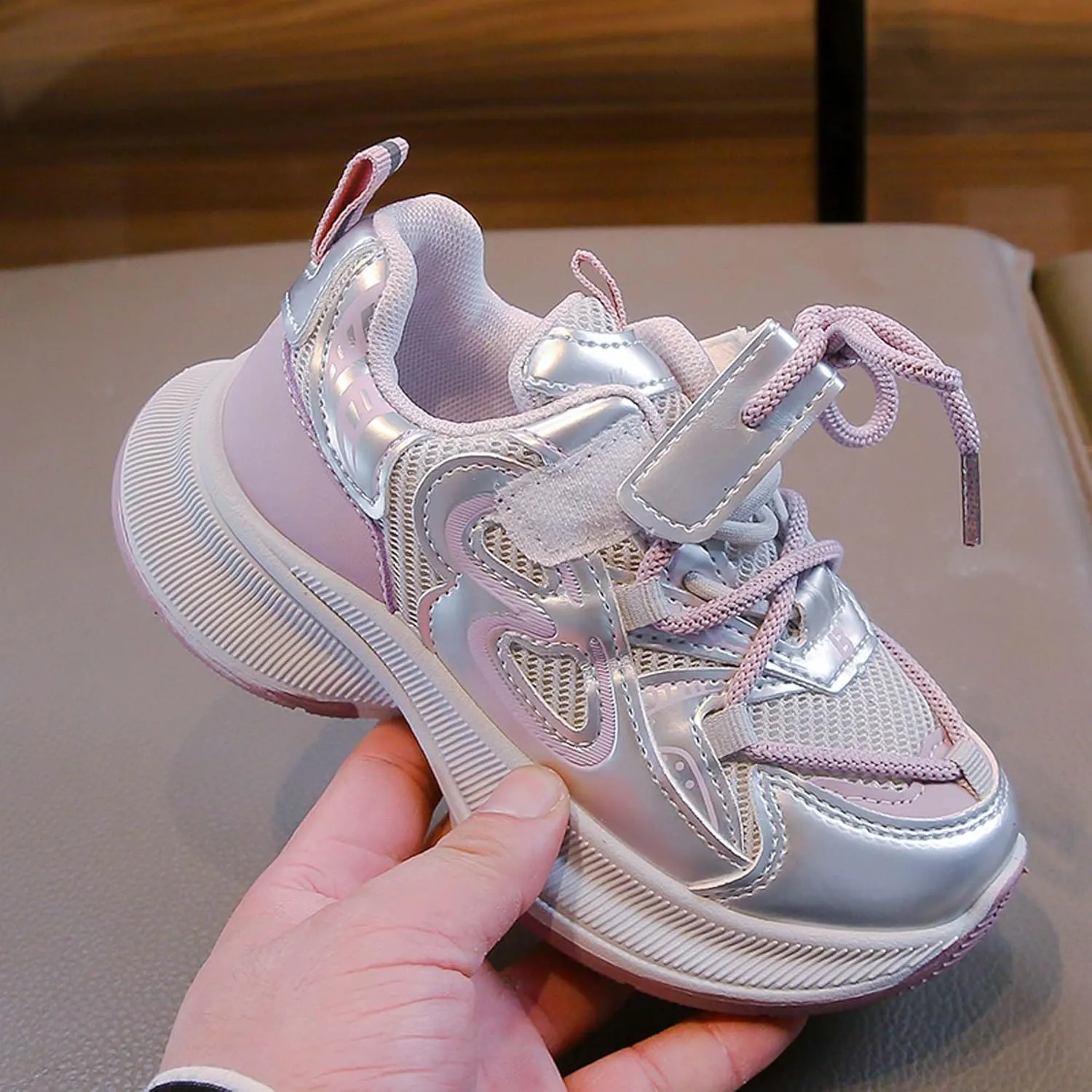 Children's Sports Shoes-Boys Girls Sports Tennis Shoes Lightweight Breathable Running Shoes Outdoor Non-Slip Training Shoes
