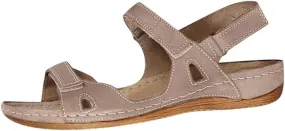 Classic Sandals for Women Fish Mouth Shoes Wide Width Open Toe Flats Low Wedge Heel Comfortable Shoes Adjustable Hook and Loop Strap Casual Platform Sandals Summer Walking Shoe for Beach Vacation