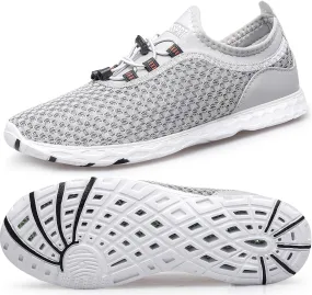DOUSSPRT Men's Water Shoes Quick Drying Sports Aqua Shoes