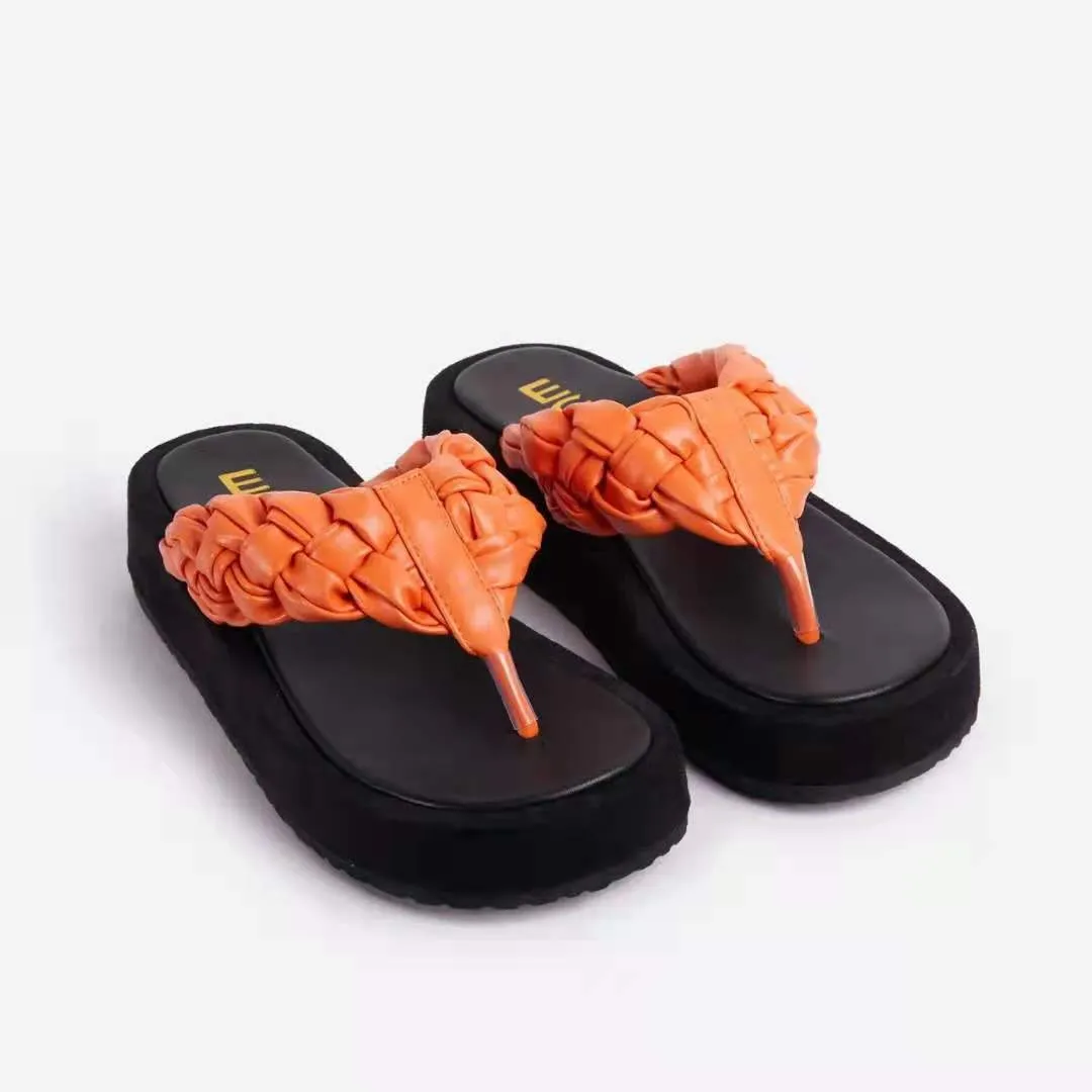 Hot platform slippers HPSD006