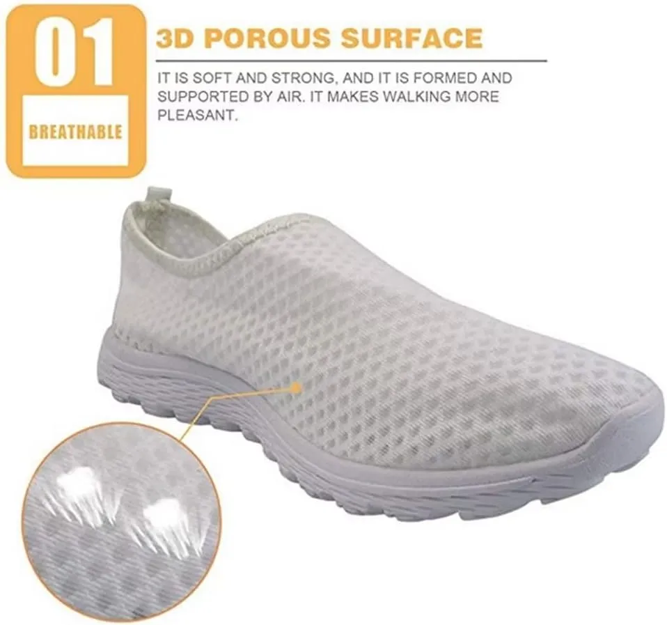 KEIAHUAN Trendy Women Running Shoes Casual Lightweight Sneakers Casual Mesh Training Shoes Non-Slip