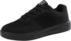 Leisure Couple Men Women Mesh Non Slip Flat Round Toe Breathable Lace Up Lazy Leisure Mens Shoelaces for Casual Shoes