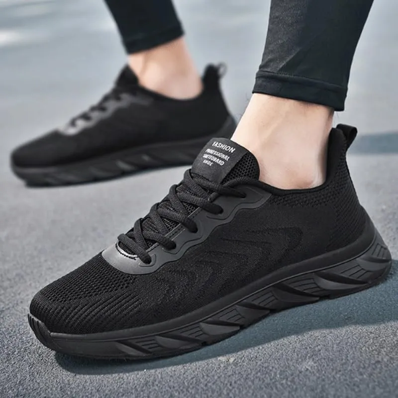 Mens Casual Dress Sneakers Mesh Business Oxfords Casual Dress Lace-Up Lightweight Walking Shoes