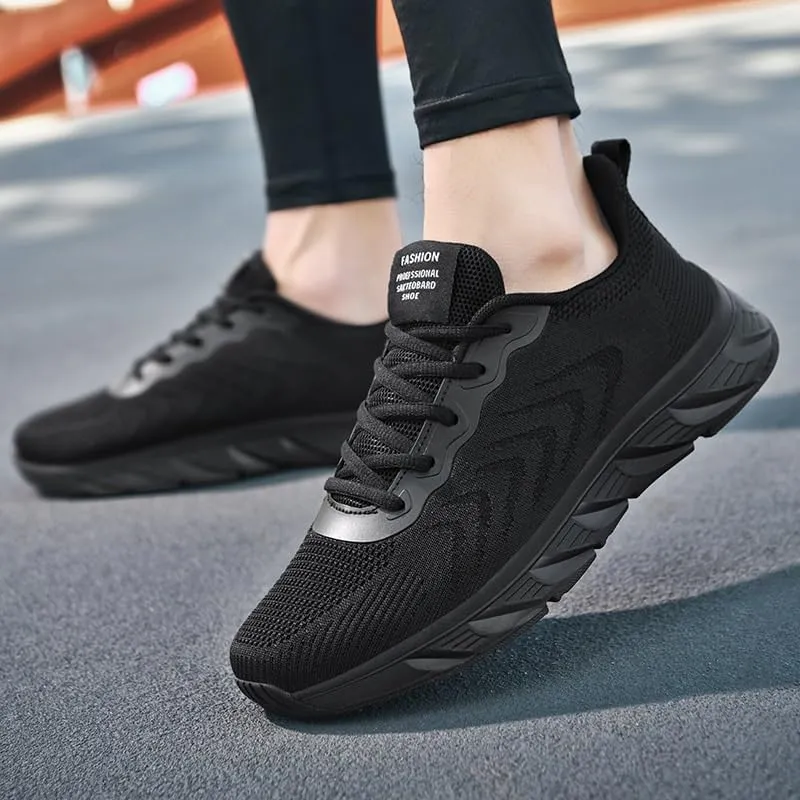 Mens Casual Dress Sneakers Mesh Business Oxfords Casual Dress Lace-Up Lightweight Walking Shoes