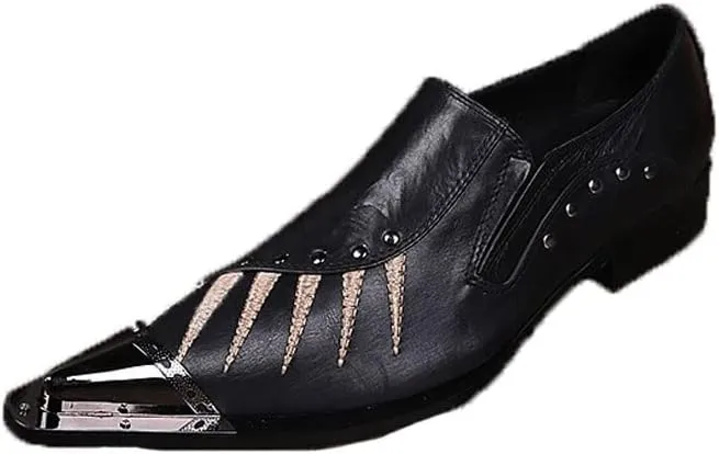 Mens Dress Shoes Men's Oxford Shoes Men's Dress Shoes Patent Leather Men's Shoes lace up Business Dresses(Patent Leather Black,13)