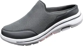 Mens Slippers with Arch Support Casual Mules Running Shoes for Men Loafers Shoes Dressy Casual Walking Sneakers Platform Tennis Shoe Casual Loafers