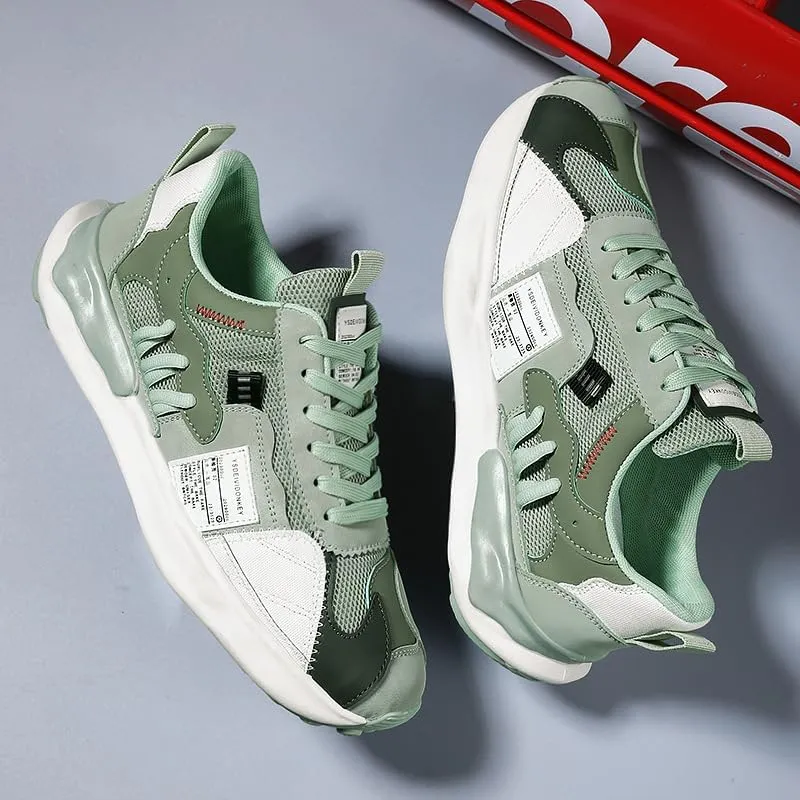 Men's Sports Shoes Summer Breathable 2024 New Network Sports Leisure Running Design Niche Travel All Fashion Shoes