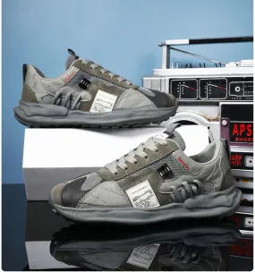 Men's Sports Shoes Summer Breathable 2024 New Network Sports Leisure Running Design Niche Travel All Fashion Shoes