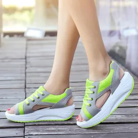 Platform Sandals Women Comfortable Wide Width Closed Toe Beach Slides Ankle Strap Wedges Flat Buckle up Walking Slip On Shoes Dressy Summer Dressy Sneakers 2025 Spring