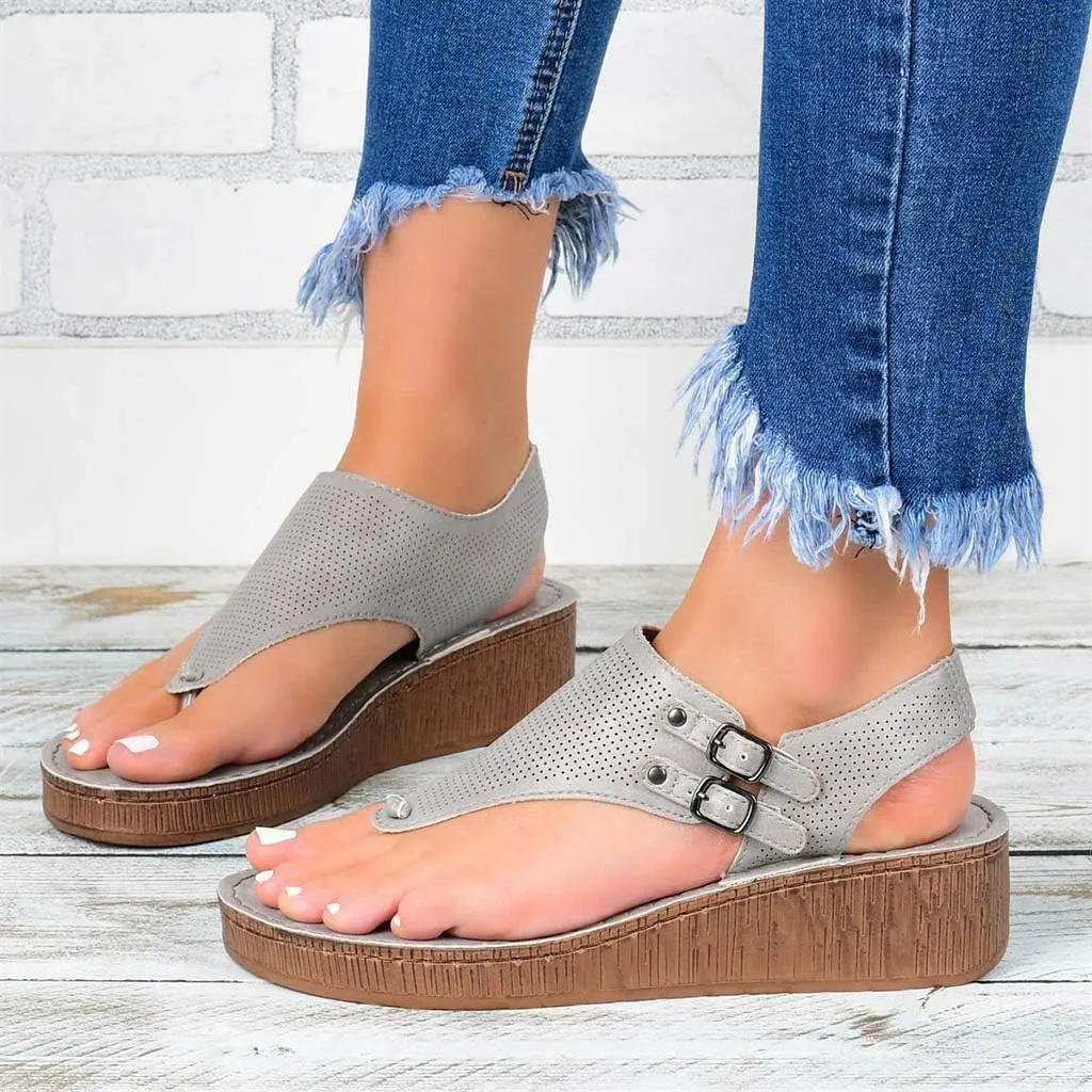 Sandalias para Mujer, Sandals for Women Wedge Summer Beach Platform Espadrille High Heel Sandals