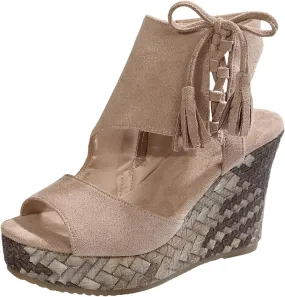 Wedge Sandals for Women Casual Orthopedic Wedge Sandal for Women 2025 Espadrilles Sandals Fashion Trendy Comfortable Platform Wedges Summer Open Toe Shoes Fashion High Heels Sandal 2025