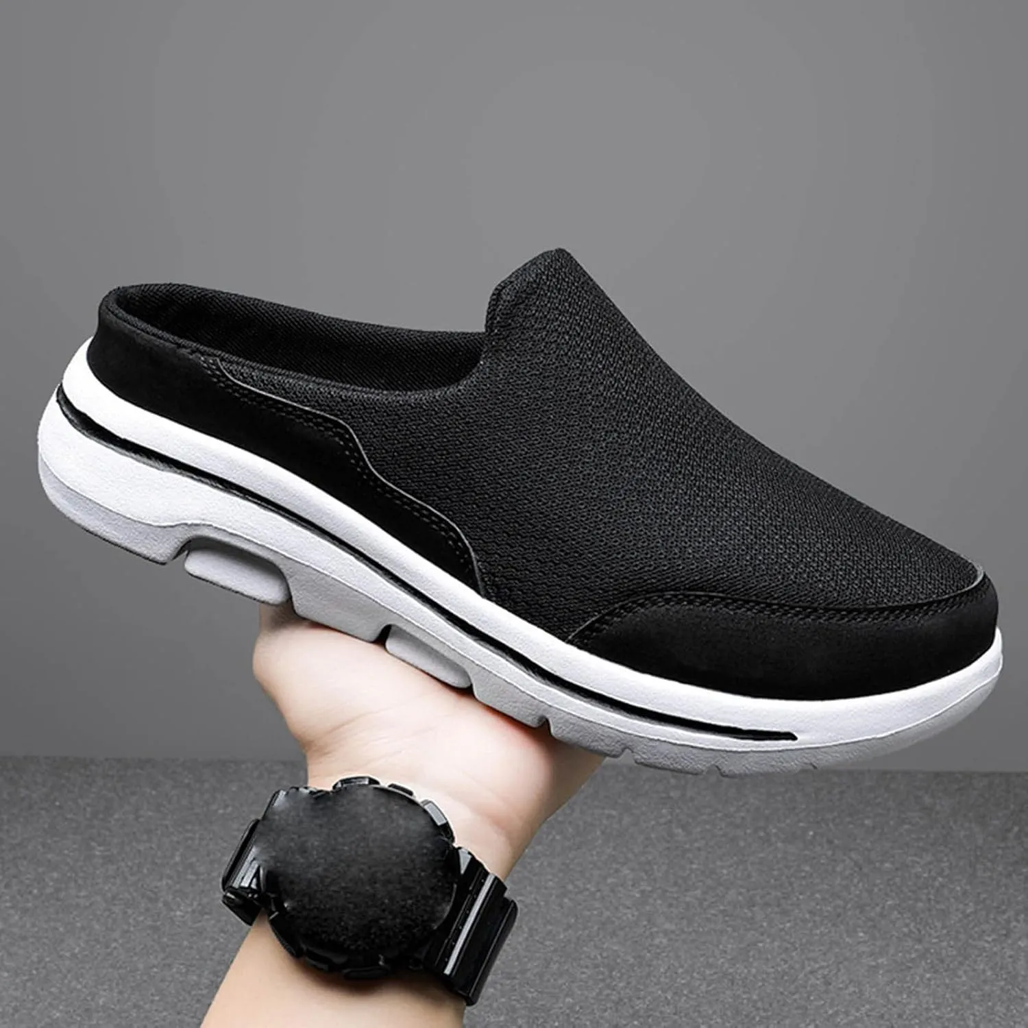 Women's Casual Slip on Half Shoes Breathable Mens Running Shoes Comfortable Dress Casual Shoes Walking Sneakers Tennis Shoe Loafers Dress Shoe