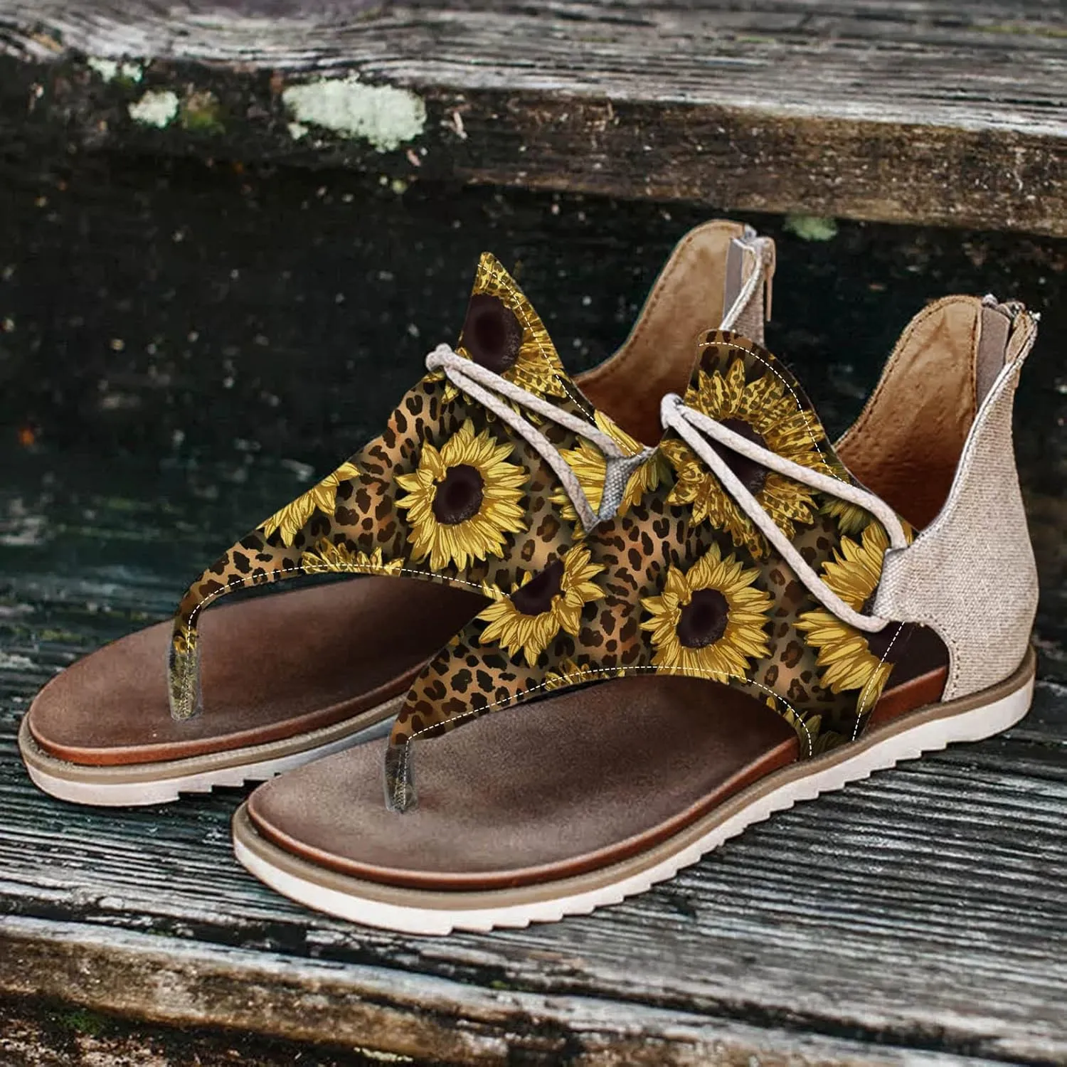 Women's Comfortable Vacation Sandals Comfortable Dressy Orthopedic Shoes Comfortable Walking Flat Sandals