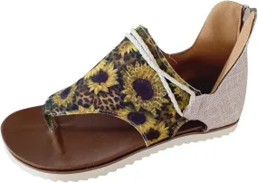 Women's Comfortable Vacation Sandals Comfortable Dressy Orthopedic Shoes Comfortable Walking Flat Sandals