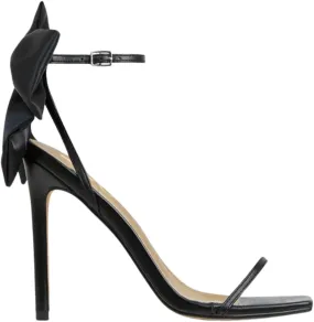 Women's Heels Satin Bow Open Toe Ankle Strap High Heels Wedding Party Dress Shoes Slingback Stilettos Sexy Square Toe Strappy High Heels Sandals