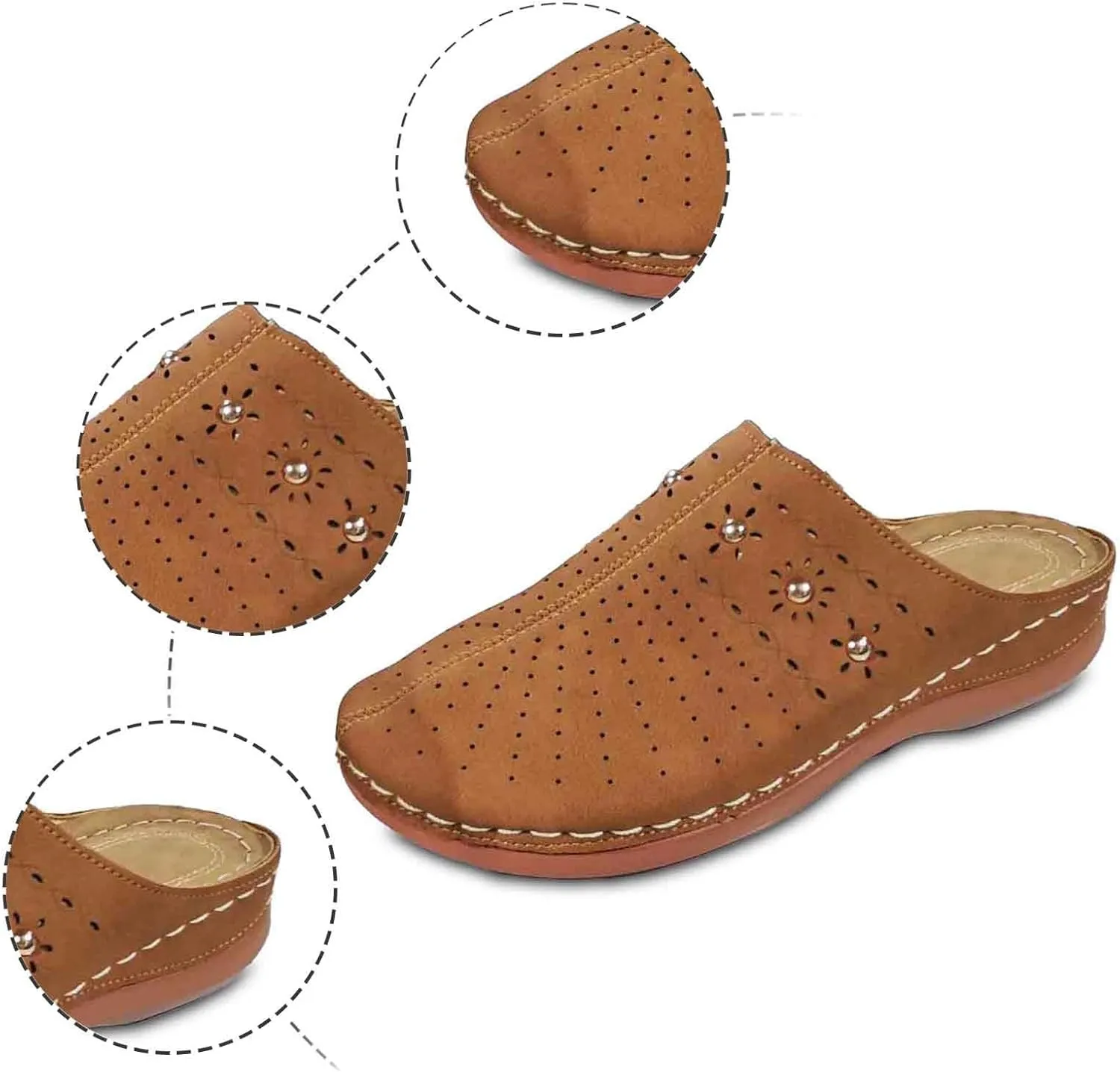 Women's Slippers Comfortable Casual Footwear Spring and Summer with Closed Toe Design Perfect Beach and Men Slides